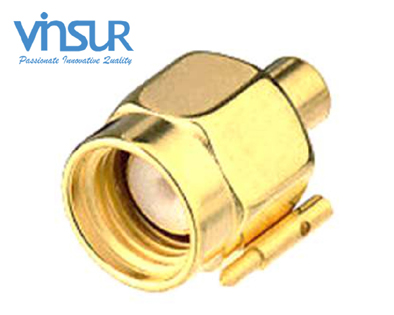 1151103C -- RF CONNECTOR - 50OHMS, SMA MALE,STRAIGHT, SOLDER TYPE, RG405 CABLE